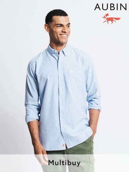 Aubin Aldridge Oxford Button Down Cotton Shirt (M22986) | £79