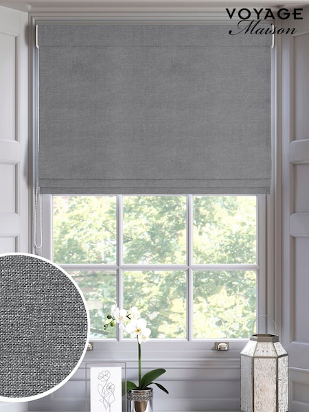 Voyage Platinum Roman Blind (M23126) | £84