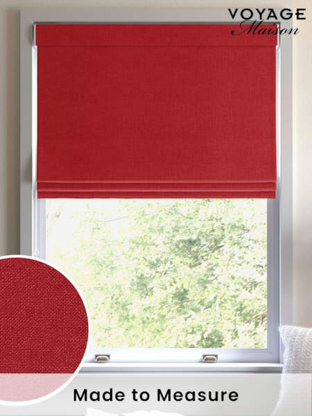 Raspberry Voyage Maison Romeo Made To Measure Roman Blind (M23131) | £84