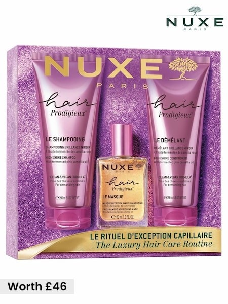 Nuxe The Luxury Hair Care Routine Hair Prodigieux® Gift Set (worth £46)