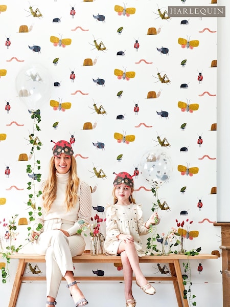 Harlequin Red Garden Friends Childrens 10.05M Wallpaper (M27819) | £50