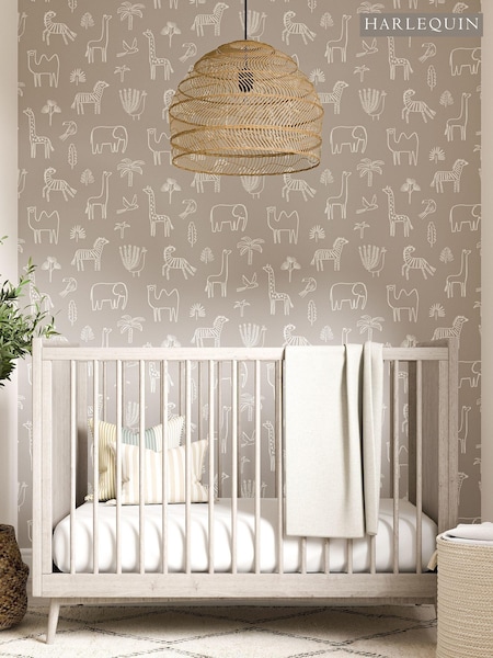 Harlequin Natural Funky Jungle Childrens 10.05M Wallpaper (M27824) | £50