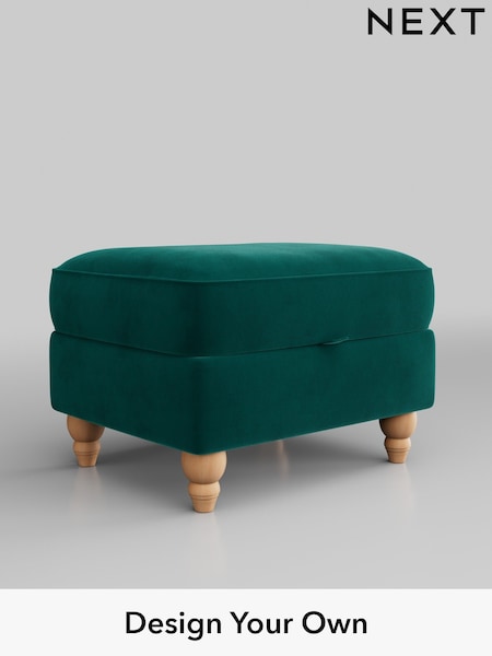 Plush Velvet Easy Clean/Juniper Green Ashford Highback (M28012) | £499