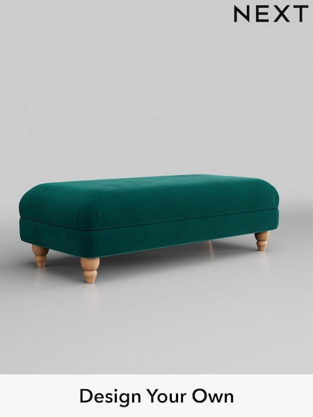 Plush Velvet Easy Clean/Juniper Green Ashford Highback (M28012) | £475