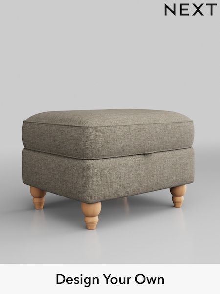 Woven Chenille Easy Clean/Mid Natural Ashford Highback (M28047) | £499