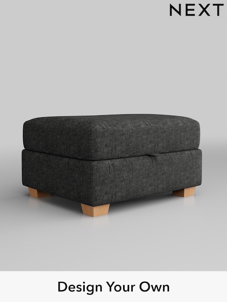 Boucle Weave Easy Clean/Charcoal Grey Heath Highback (M29021) | £425
