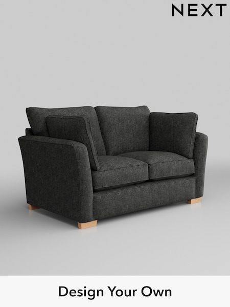 Boucle Weave Easy Clean/Charcoal Grey Heath Highback (M29021) | £925