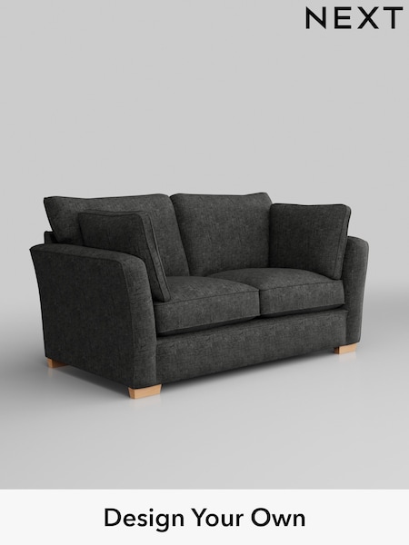 Boucle Weave Easy Clean/Charcoal Grey Heath Highback (M29021) | £1,025