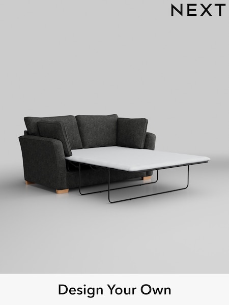 Boucle Weave Easy Clean/Charcoal Grey Heath Highback (M29021) | £1,299