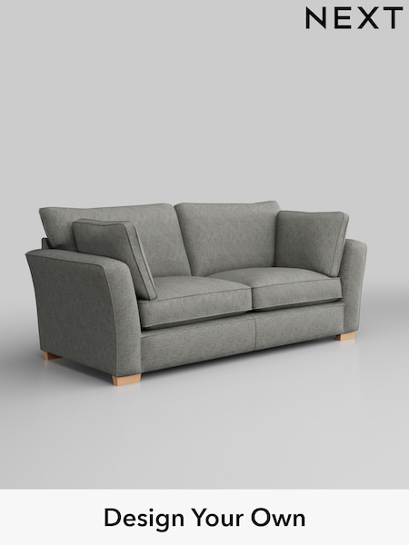 Boucle Weave Easy Clean/Dark Grey Heath Highback (M29023) | £1,225
