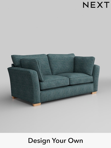 Boucle Weave Easy Clean/Dark Teal Green Heath Highback (M29025) | £1,125