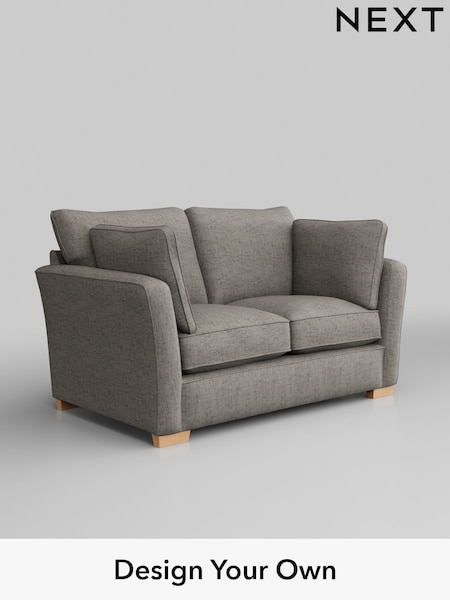 Boucle Weave Easy Clean/Light Dove Grey Heath Highback (M29026) | £925