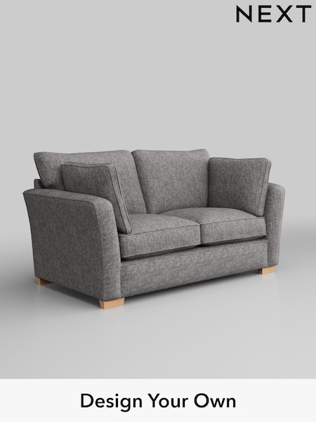 Chunky Boucle Easy Clean/Light Grey Heath Highback (M29034) | £1,125