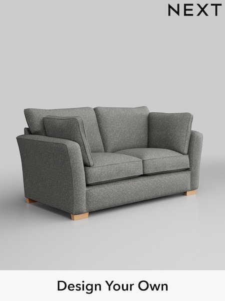 Chunky Boucle Easy Clean/Mid Grey Heath Highback (M29035) | £1,125