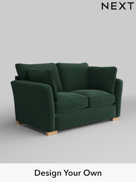 Plush Velvet Easy Clean/Bottle Green Heath Highback (M29062) | £1,025