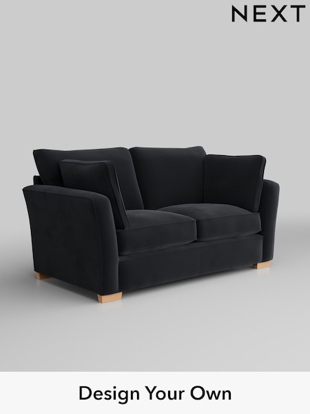 Plush Velvet Easy Clean/Charcoal Grey Heath Highback (M29064) | £1,125