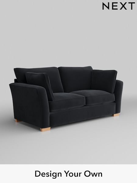 Plush Velvet Easy Clean/Charcoal Grey Heath Highback (M29064) | £1,225