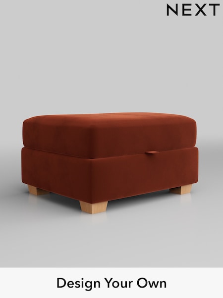 Plush Velvet Easy Clean/Ginger Orange Heath Highback (M29065) | £475