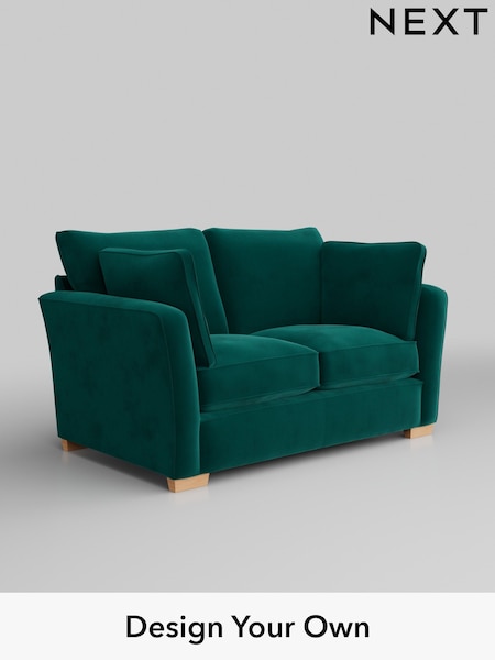 Plush Velvet Easy Clean/Juniper Green Heath Highback (M29066) | £1,025