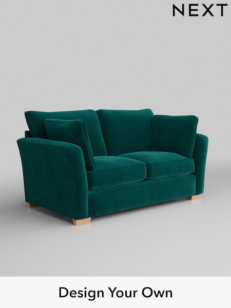 Plush Velvet Easy Clean/Juniper Green Heath Highback (M29066) | £1,125