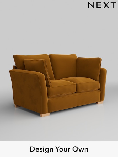 Plush Velvet Easy Clean/Mustard Yellow Heath Highback (M29067) | £1,025