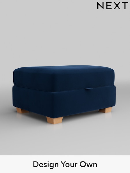Plush Velvet Easy Clean/Navy Blue Heath Highback (M29068) | £475