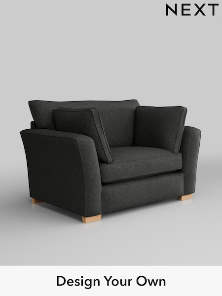 Tweedy Blend Easy Clean/Charcoal Grey Heath Highback (M29082) | £750