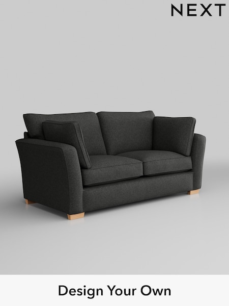 Tweedy Blend Easy Clean/Charcoal Grey Heath Highback (M29082) | £1,125