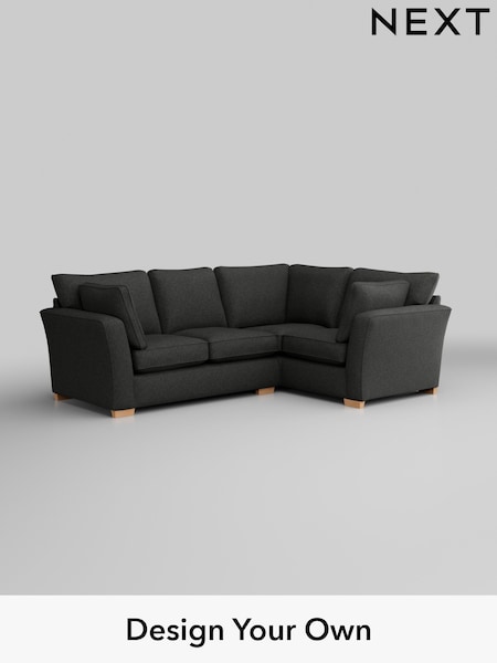Tweedy Blend Easy Clean/Charcoal Grey Heath Highback (M29082) | £1,899