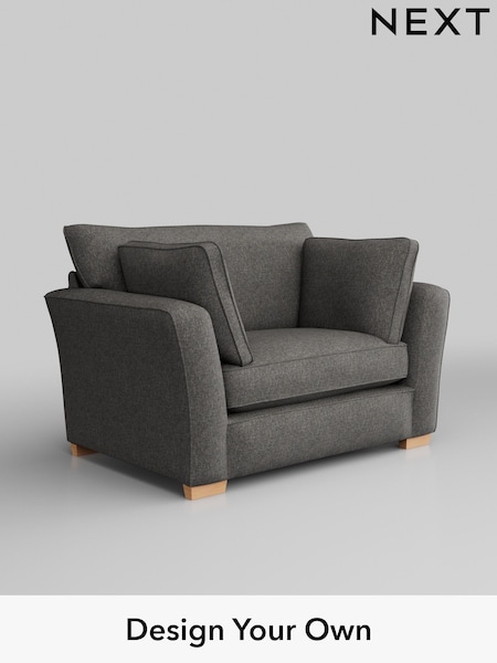 Tweedy Blend Easy Clean/Dark Grey Heath Highback (M29084) | £750