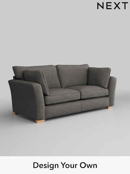 Tweedy Blend Easy Clean/Dark Grey Heath Highback (M29084) | £1,225