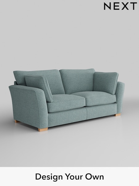 Chunky Chenille/Light Teal Green Heath Highback (M29102) | £1,325