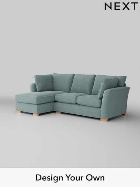 Chunky Chenille/Light Teal Green Heath Highback (M29102) | £1,899