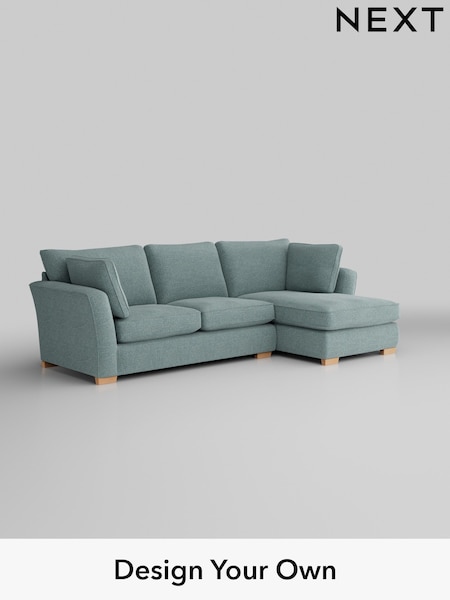 Chunky Chenille/Light Teal Green Heath Highback (M29102) | £2,099