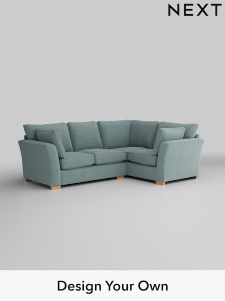 Chunky Chenille/Light Teal Green Heath Highback (M29102) | £2,050