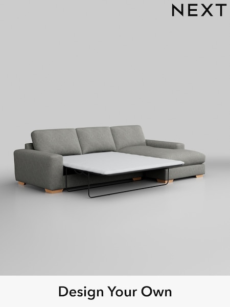 Boucle Weave Easy Clean/Dark Grey Houghton Deep Relaxed Sit (M29866) | £2,675