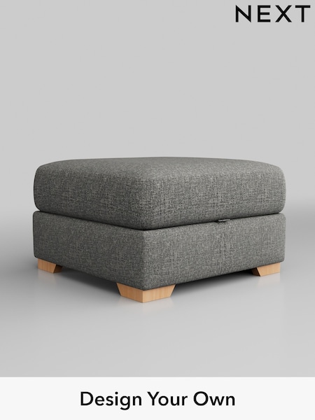 Chunky Boucle Easy Clean/Mid Grey Houghton Deep Relaxed Sit (M29891) | £499
