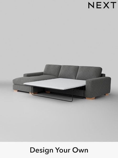 Chunky Chenille/Dark Grey Houghton Deep Relaxed Sit (M29895) | £2,825