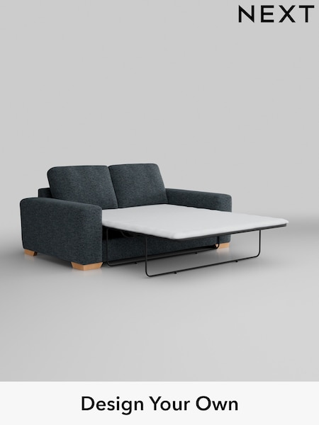 Chunky Chenille/Dark Navy Blue Houghton Deep Relaxed Sit (M29897) | £1,525
