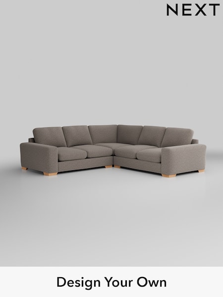 Chunky Chenille/Mink Brown Houghton Deep Relaxed Sit (M29901) | £2,825