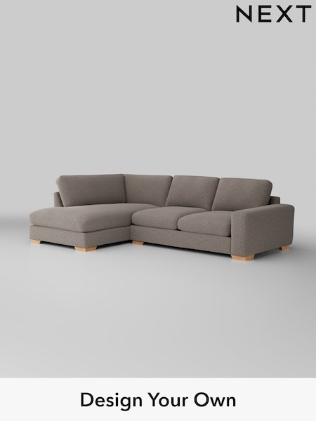 Chunky Chenille/Mink Brown Houghton Deep Relaxed Sit (M29901) | £2,250