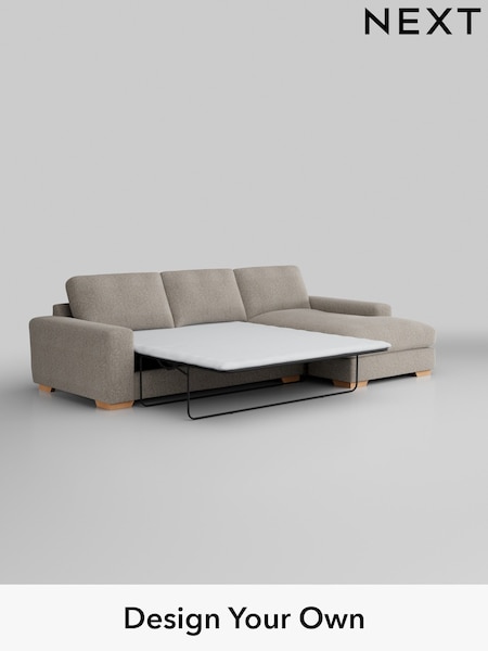 Chunky Boucle Easy Clean/Dove Houghton Deep Relaxed Sit (M29905) | £2,825