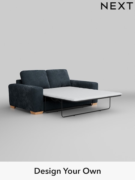 Distressed Velour/Midnight Blue Houghton Deep Relaxed Sit (M29919) | £1,525