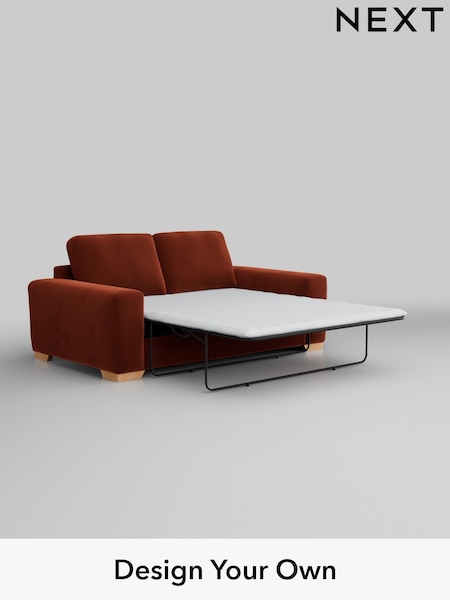Plush Velvet Easy Clean/Ginger Orange Houghton Deep Relaxed Sit (M30058) | £1,525