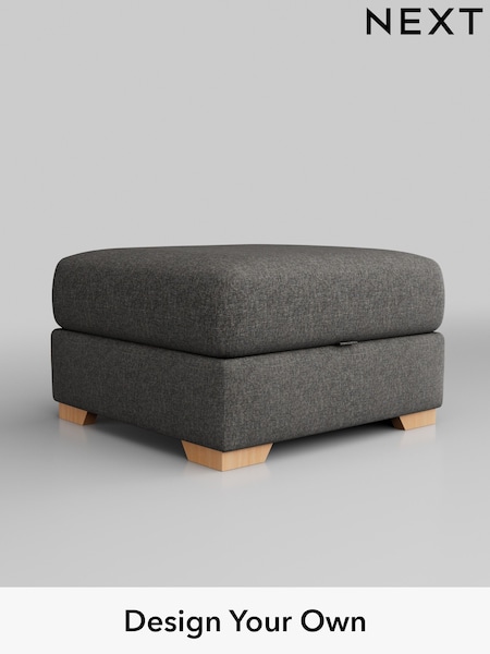 Tweedy Blend Easy Clean/Dark Grey Houghton Deep Relaxed Sit (M30106) | £450