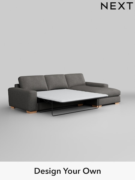 Tweedy Blend Easy Clean/Dark Grey Houghton Deep Relaxed Sit (M30106) | £2,675