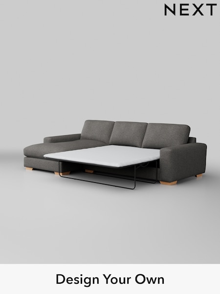 Tweedy Blend Easy Clean/Dark Grey Houghton Deep Relaxed Sit (M30106) | £2,675
