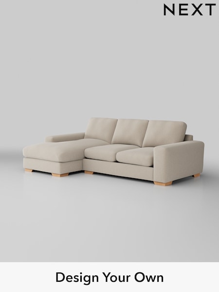 Tweedy Blend Easy Clean/Oyster Houghton Deep Relaxed Sit (M30122) | £1,975