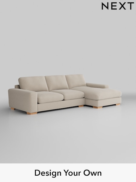 Tweedy Blend Easy Clean/Oyster Houghton Deep Relaxed Sit (M30122) | £2,175