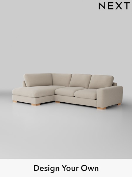 Tweedy Blend Easy Clean/Oyster Houghton Deep Relaxed Sit (M30122) | £2,150